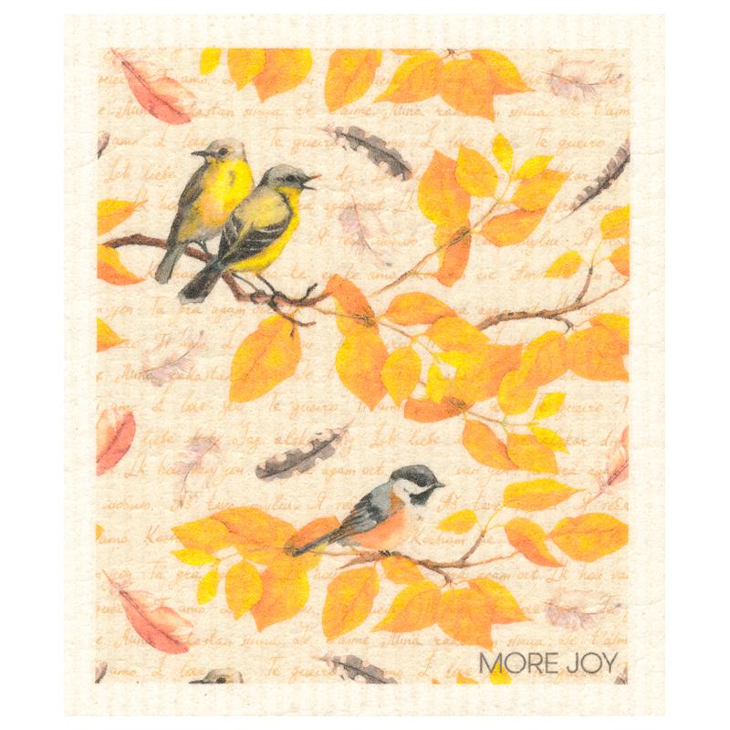 Swedish Dishcloth, More Joy, Autumn Birds
