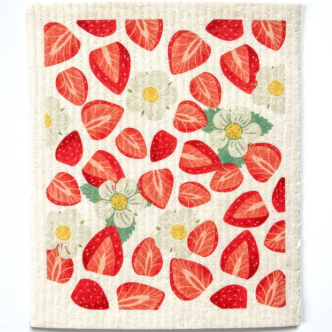 Swedish Dishcloth Finnsight Strawberries