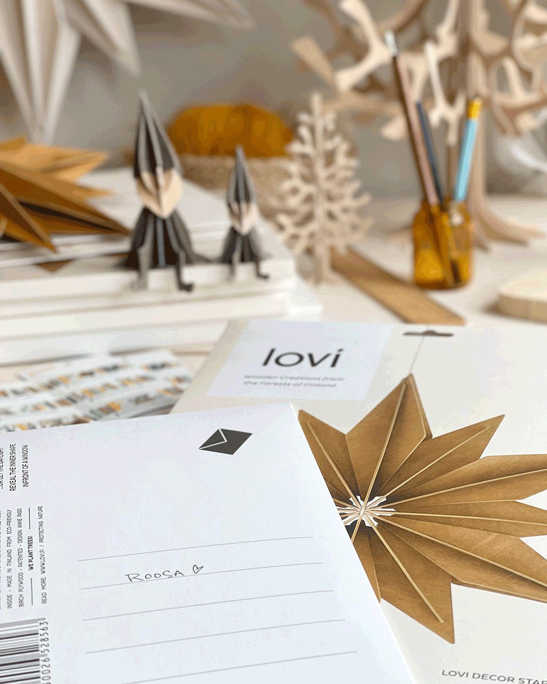 Lovi Decor Star, Cinnamon Brown