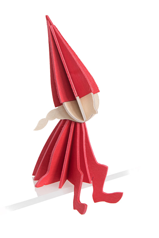 Lovi Elf Girl, bright red 8cm
