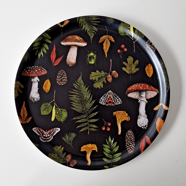 Forest Treasures Round Tray