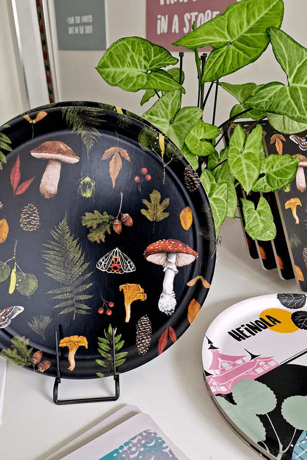 Forest Treasures Round Tray