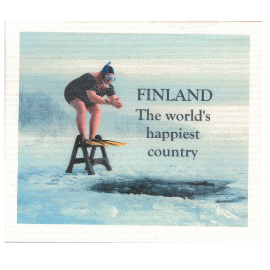 Swedish Dishcloth More Joy Happiest Country