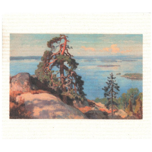 Swedish Dishcloth Ateneum, Landscape from Koli, Eero Järnefelt
