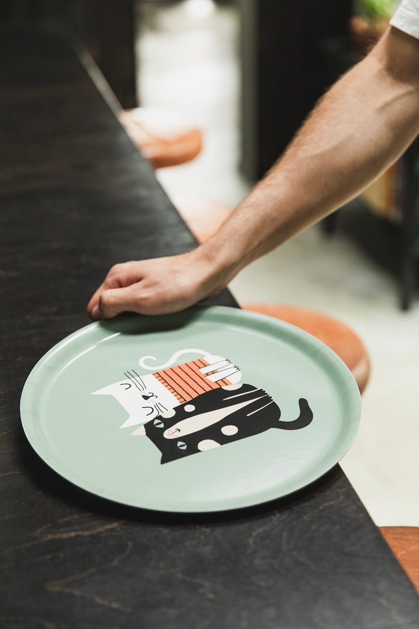 Spira of Sweden Tray, Cat Love