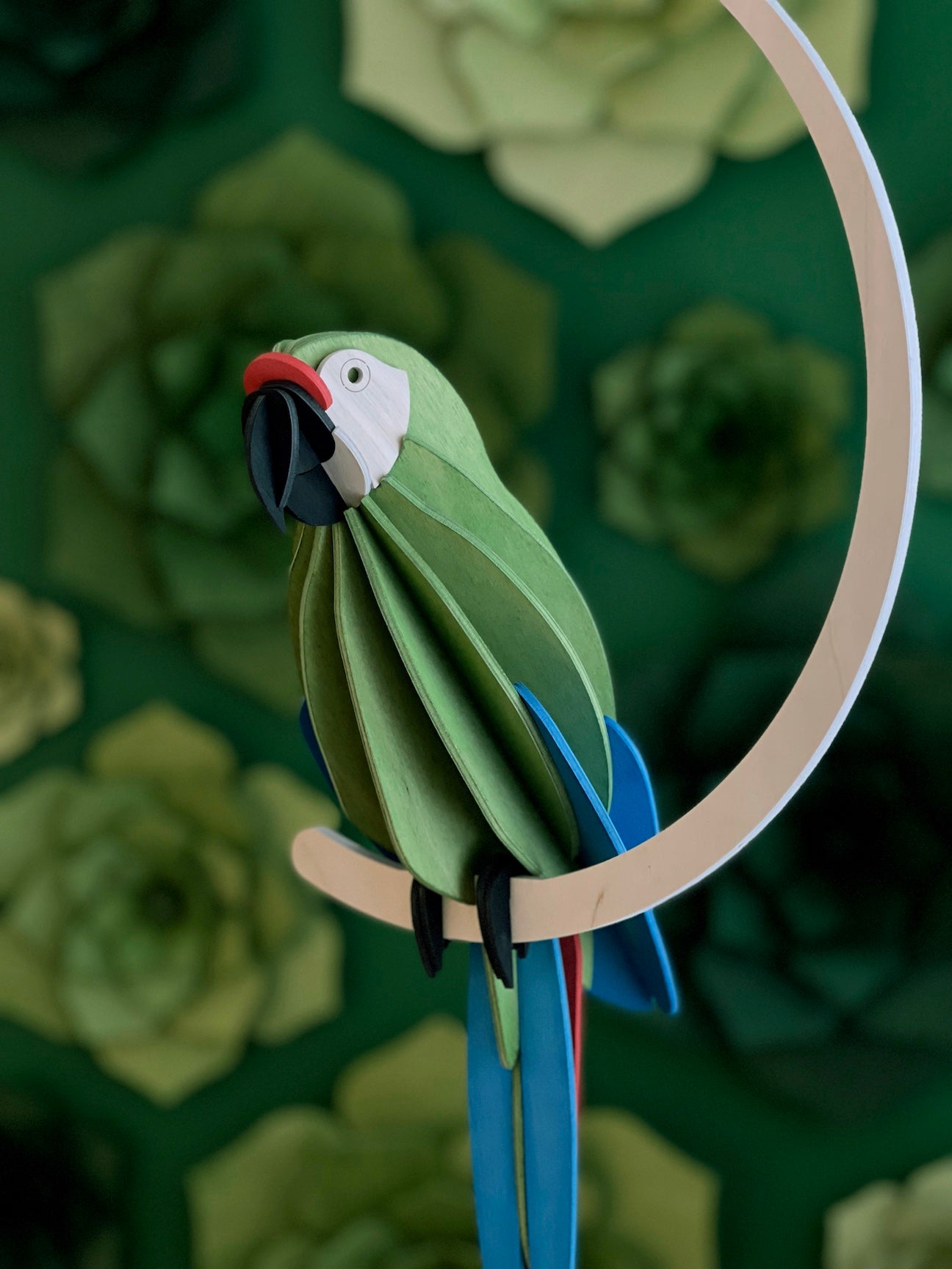 Lovi Parrot, 26 cm, Green Macaw