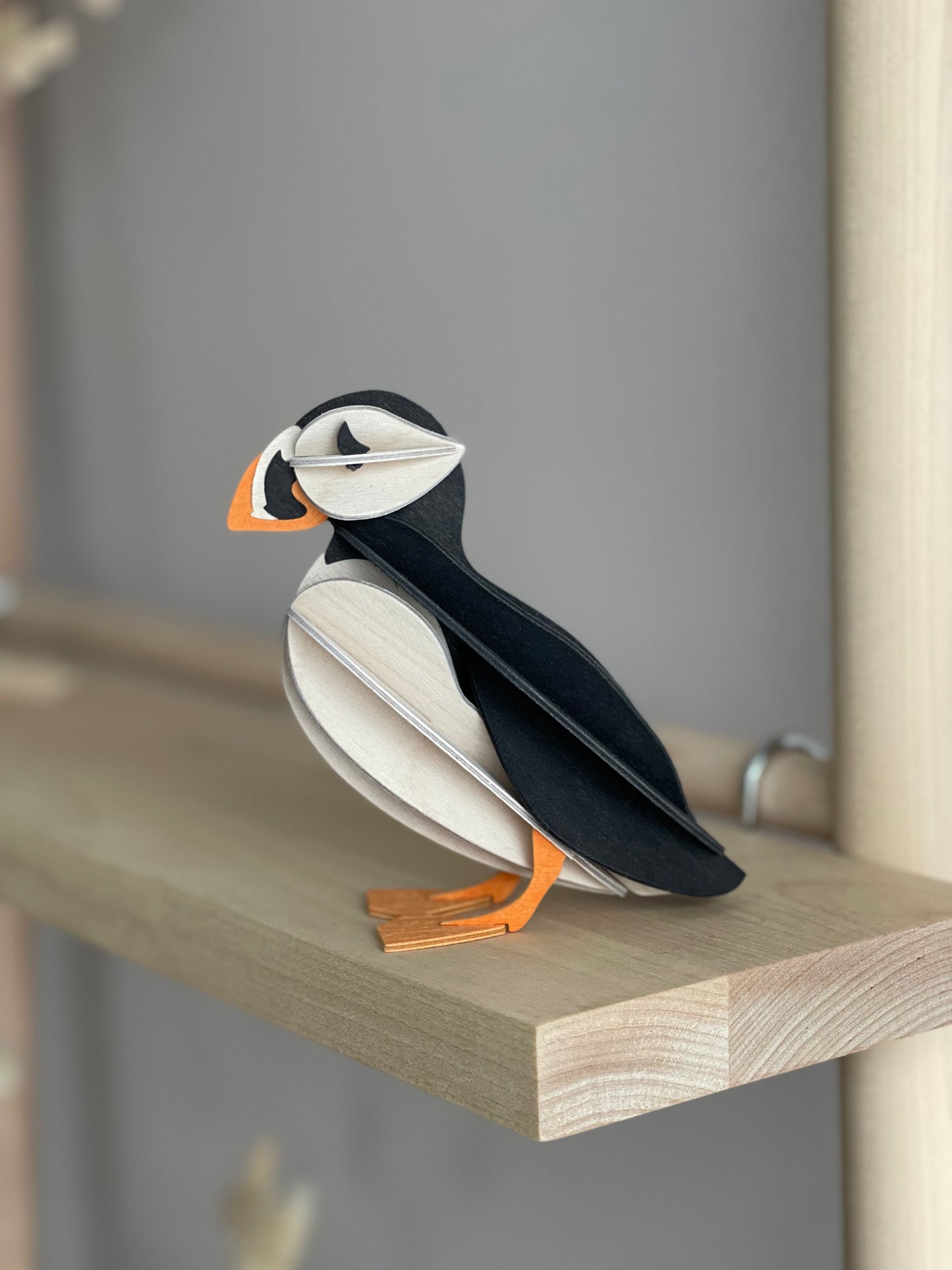 Lovi Puffin, Black Mix 10 cm