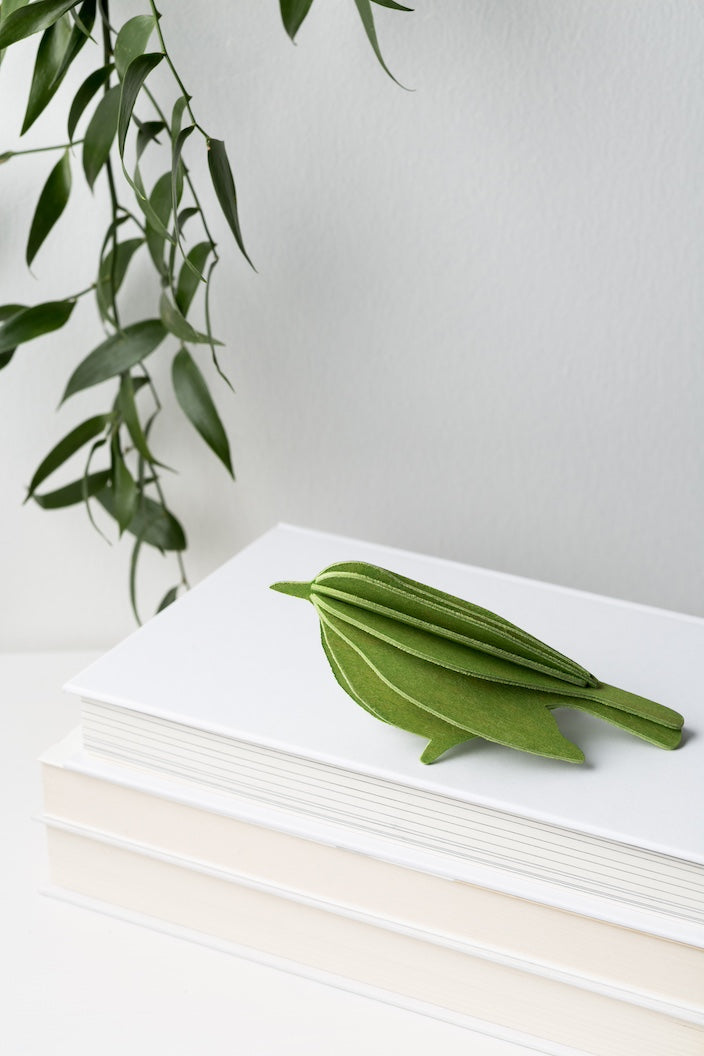 Lovi Bird, green 12 cm