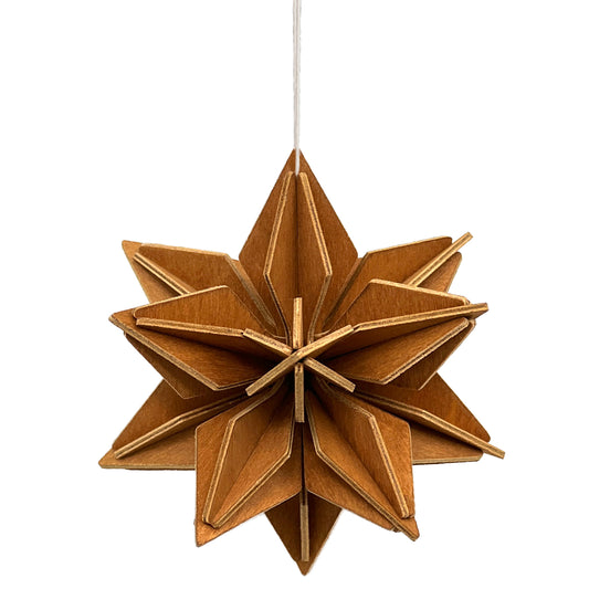 Lovi Ornament Star, Cinnamon Brown, 10 cm