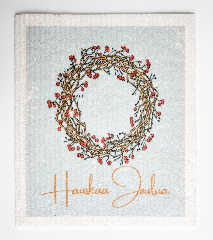 Swedish Dishcloth Hauskaa Joulua