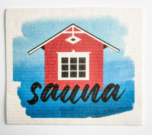 Swedish Dishcloth Red Sauna