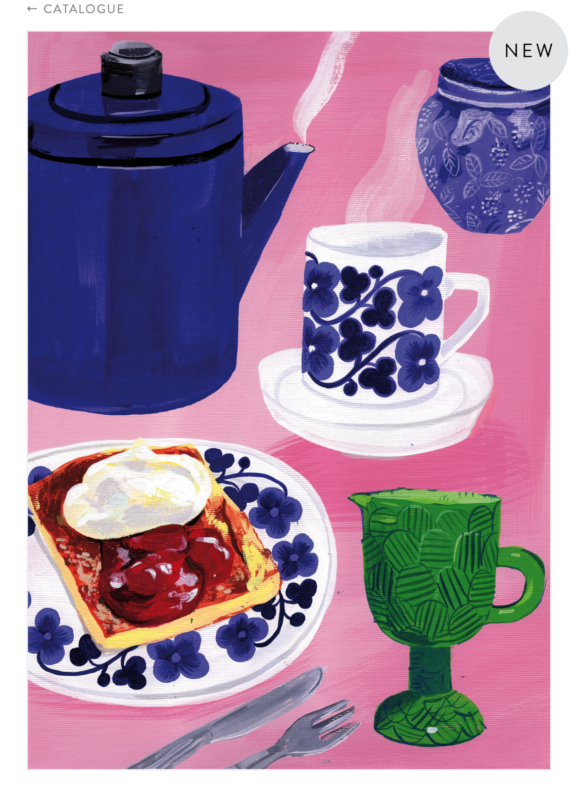 Kehvola Pannukakku Postcard