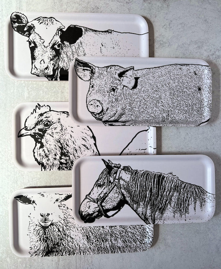 Sheep Finnish Birch Tray