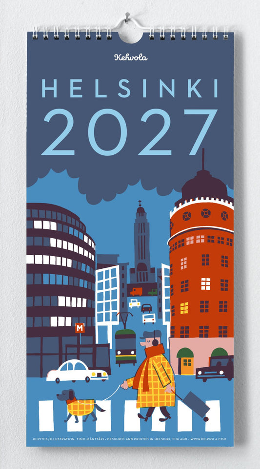 Kehvola Helsinki 2027 Calendar