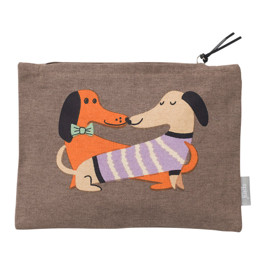 Spira of Sweden Toiletry Bag, Hundkärlek, Dog Love