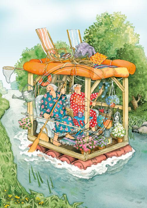 Inge Löök Large Postcard 89