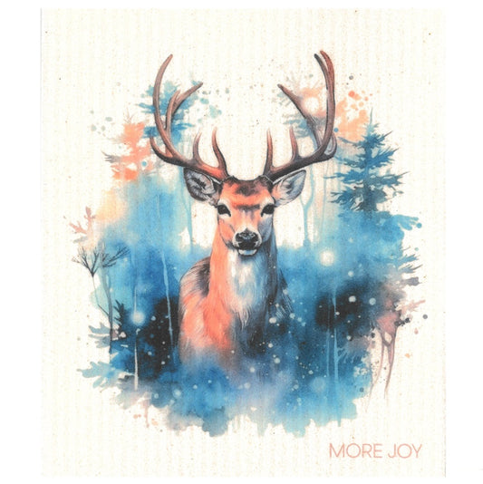 Swedish Dishcloth, More Joy, Deer