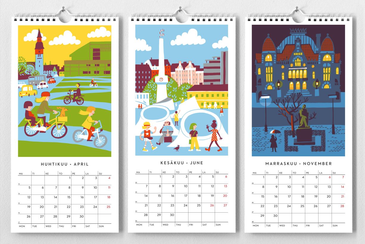 Kehvola Helsinki 2027 Calendar