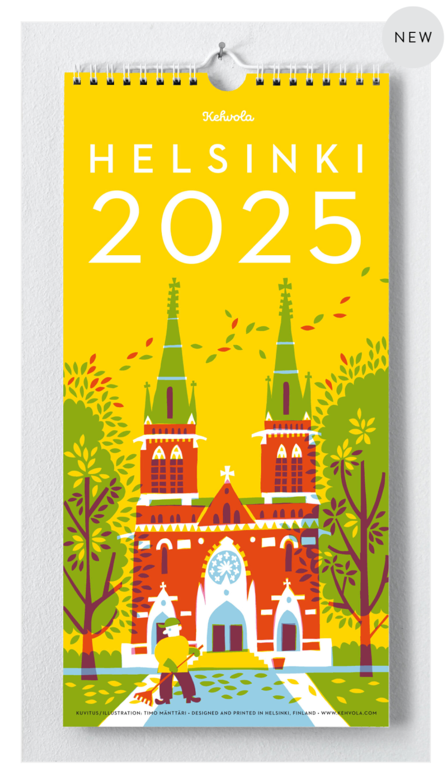 Kehvola Helsinki 2025 Calendar