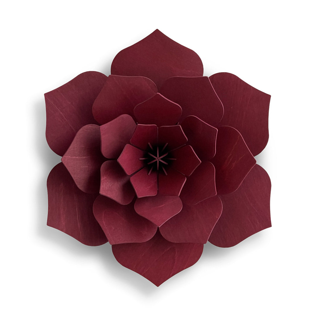 Lovi Decor Flower, Dark Red