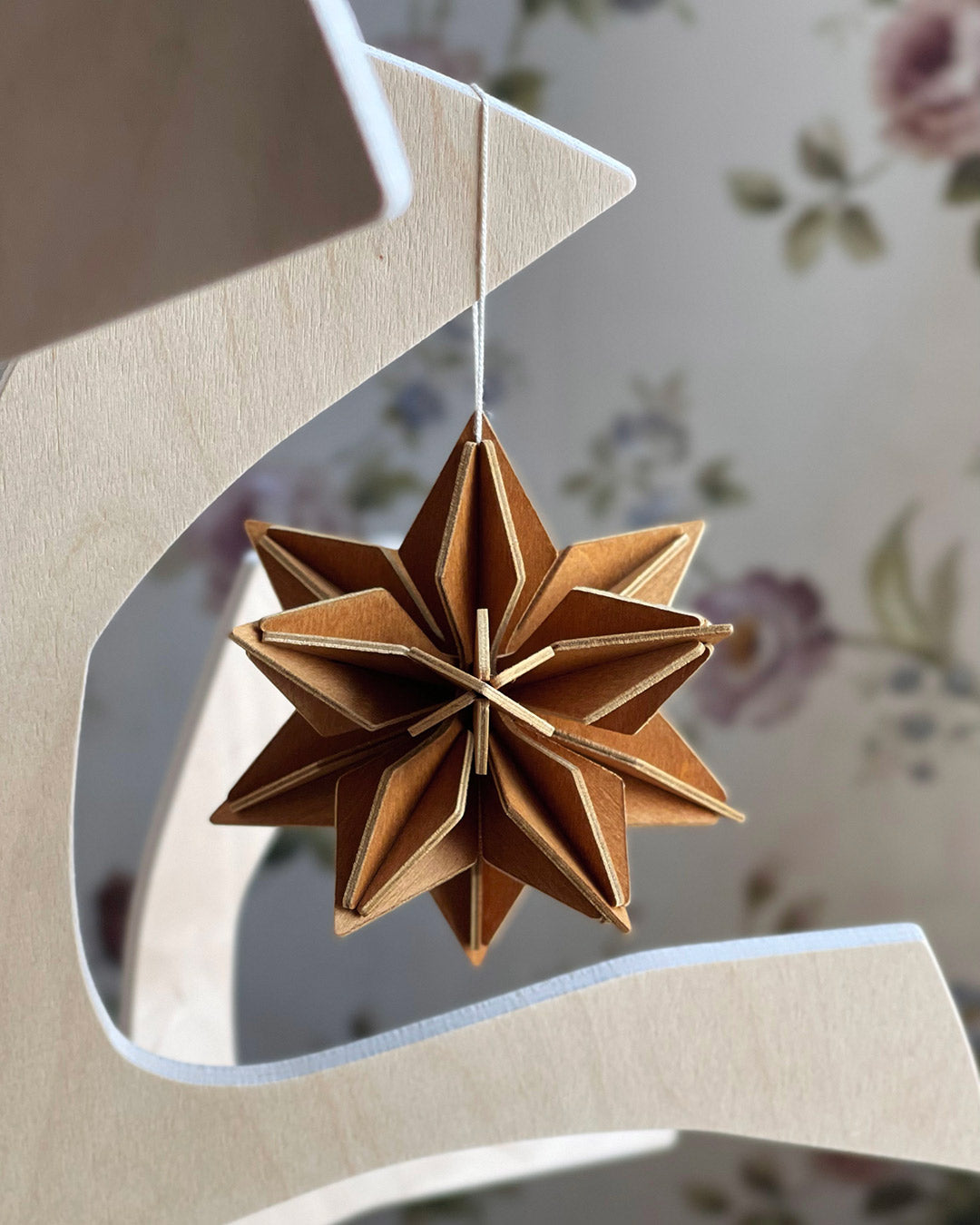 Lovi Ornament Star, Cinnamon Brown, 10 cm
