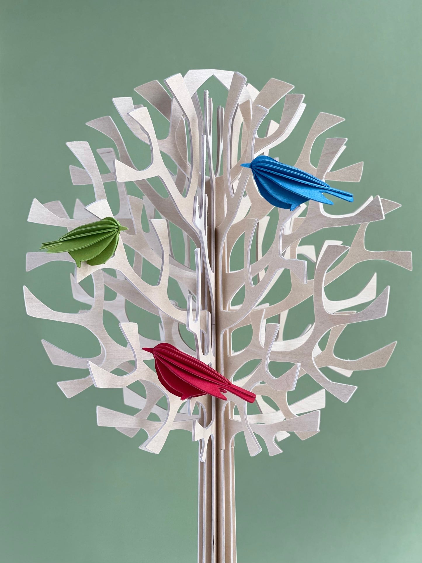 Lovi Bird, Bright Red, 12 cm