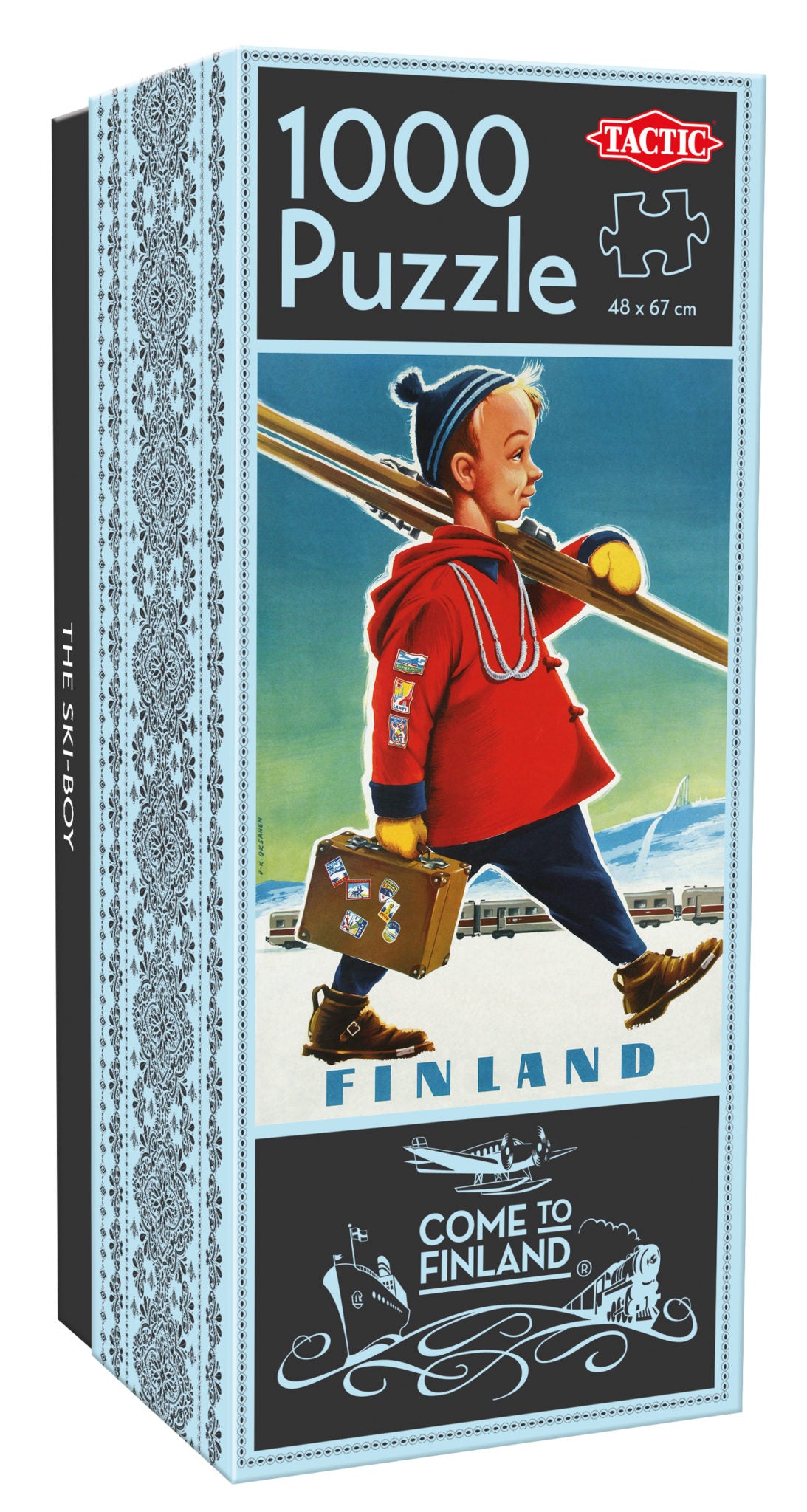 Ski Boy, 1,000-piece puzzle, Come to Finland