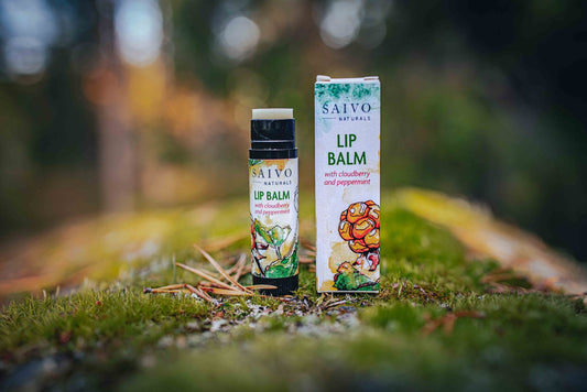 Lip Balm with Cloudberry & Peppermint, Saivo Naturals