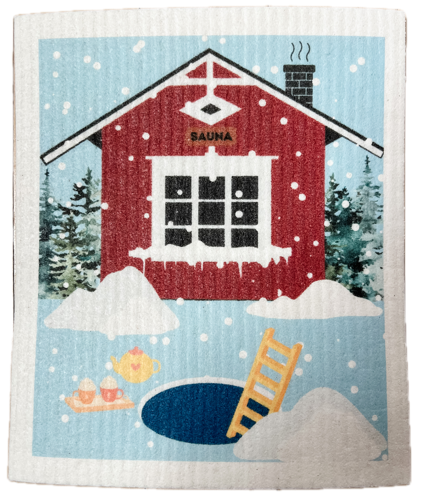 Swedish Dishcloth Winter Sauna