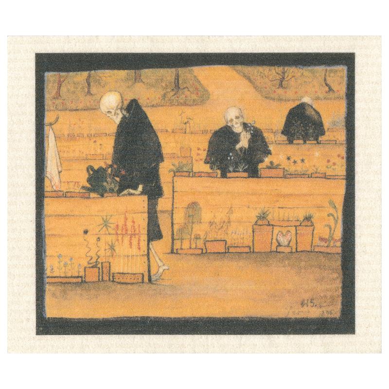 Swedish Dishcloth Ateneum, The Garden of Death