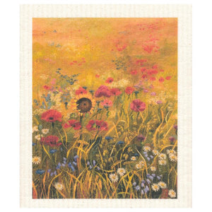Swedish Dishcloth Johanna Oras Field of Flowers