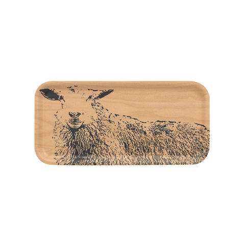 Sheep Finnish Birch Tray, wood color