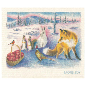 Swedish Dishcloth More Joy Winter Wonderland