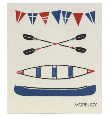 Swedish Dishcloth More Joy Canoe