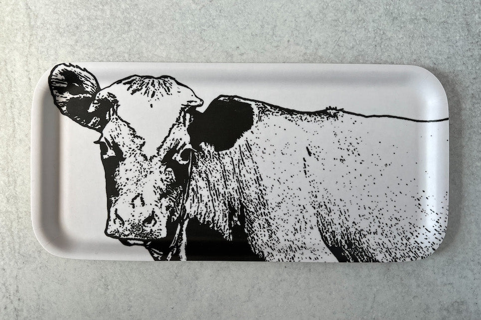 Cow Finnish Birch Tray